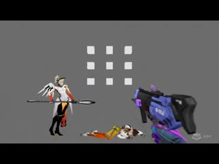 Animated a cooldown reduction ability for sombra overwatch animation