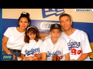 Jean claude van damme spouse, daughter, son then and now