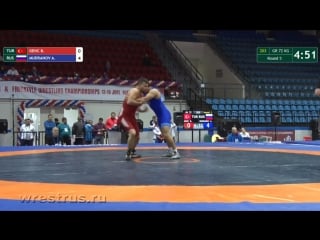 World deaf wrestling championships genc b (tur) mudranov a (rus)