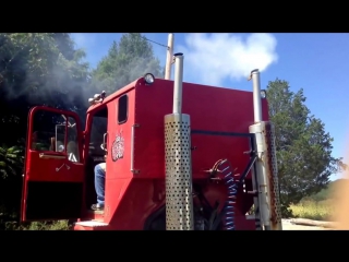 Gmc crackerbox detroit diesel 6v71 cold start
