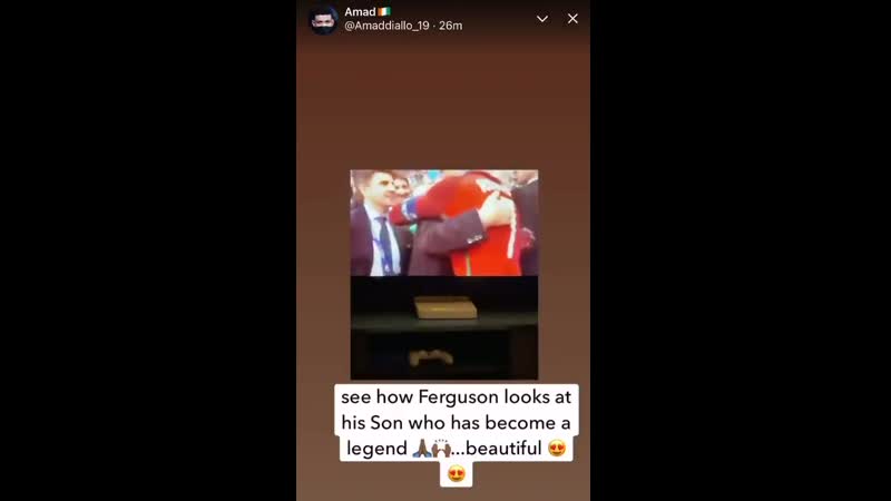 Amad diallo watching sir alex ferguson and cristiano ronaldo compilations