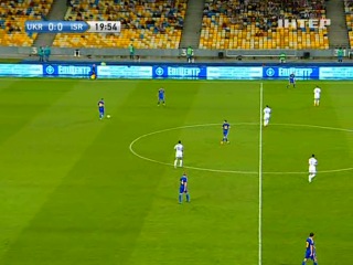 Товариський матч 2013 / україна ізраїль / 1 тайм