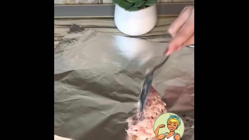 Классный мясной рулет