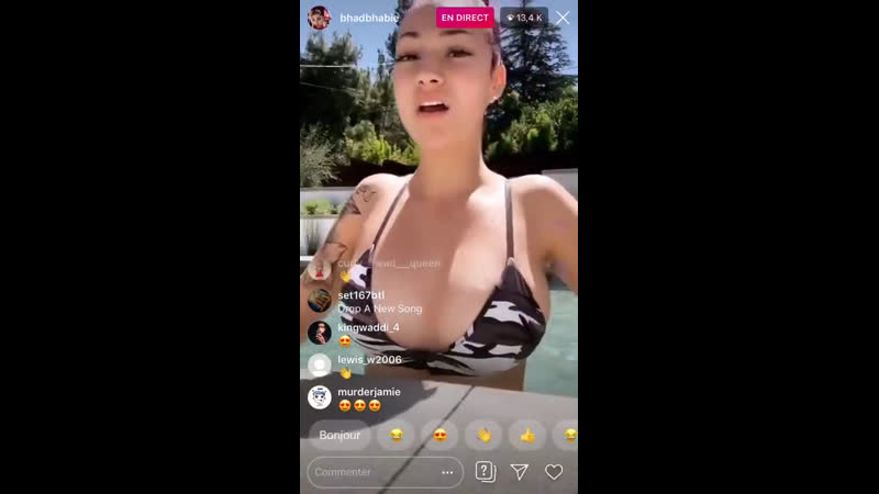 Горячая инстаграм трансляция bhad bhabie [новая школа]