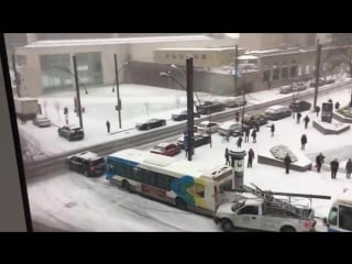 Crazy morning outside the office (montréal)