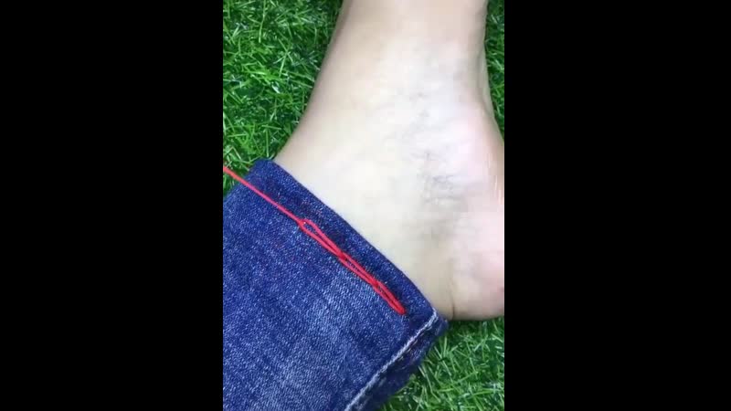 Укорачиваем джинсы