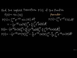 [46 differential equations laplace transforms] 359 laplace transforms using the definition