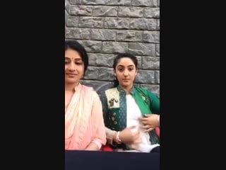 Paridhi sharma and ashnoor kaur live