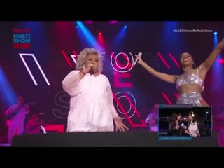 Iza e alcione no rock in rio 2019