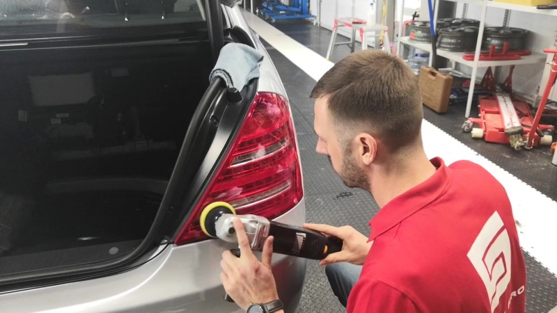 Mercedes стал как новый после полирои и химчистки салона