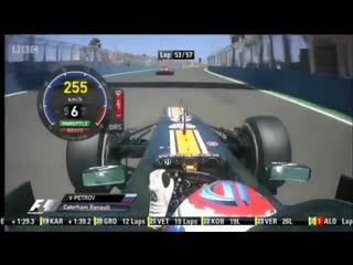 Vitaly petrov overtake felipe massa at valencia