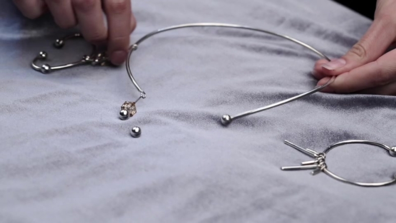 Колье чокер из коллекции метаморфоз