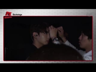 160424 bts @ power of k 2016 korea tv fes in japan backstage