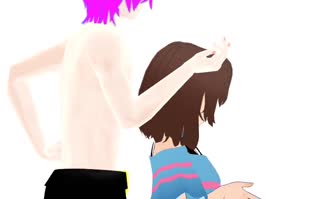 Mmd mmm yeah yeah (underlust papyrus x frisk)