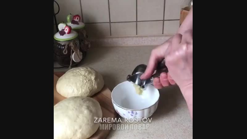 Багет с чесноком и с сыром (ингредиенты под видео) mp4