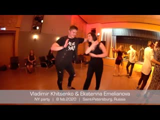 Vladimir khitsenko & ekaterina emelianova || ny party 8 feb 2020