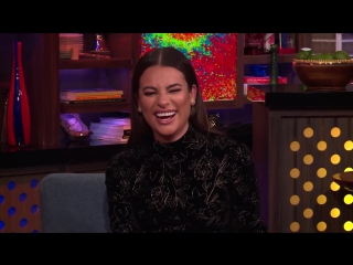 After show lea michele rates john stamos’ kiss wwhl