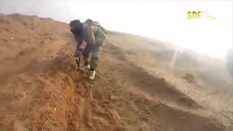 Курды опубликовали видео с gopro камеры пленного боевика иг из анклава хаджин в провинции дейр эз зор