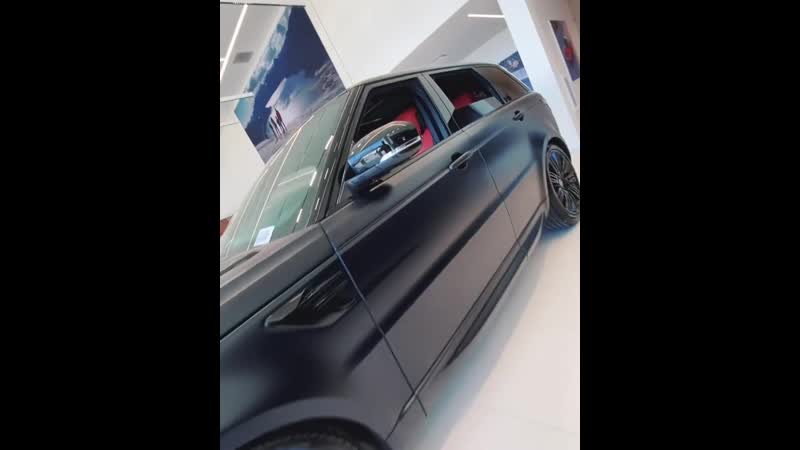 Svo satin black sport supercharged with red interior