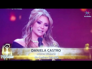 Daniela castro gana mejor villana premiostvynovelas 2018