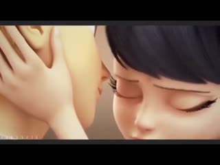 [edit by ladyxoir] marinette dupain cheng x lady bug x adrien agreste x chat noir x adrienette /// miraculous vine