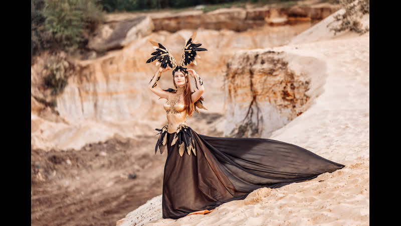 Backstage к фотопроекту "гарпия"