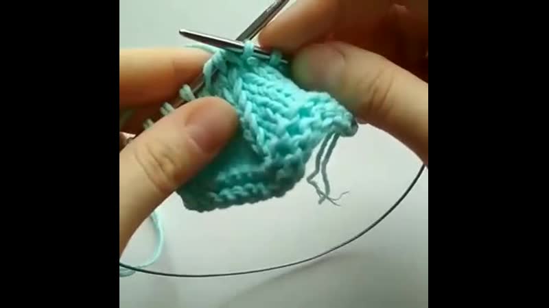 Двойное убавление петель