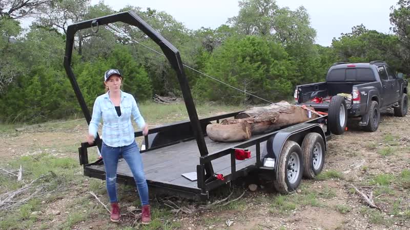 Building a log hauling trailer