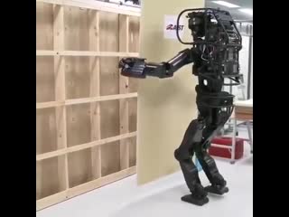 This humanoid robot was able to do construction work using real world materials cool or scary? 🤔