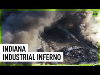 Over 1,000 people evacuated due to huge indiana plastics fire