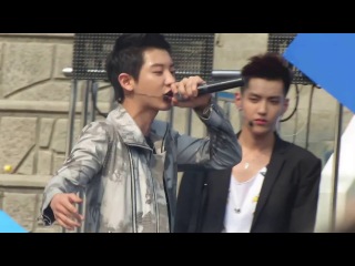 [fancam] 130525 chanyeol rap @ kyungbok family festival