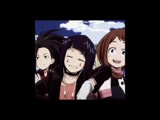 Uraraka & jirou & momo