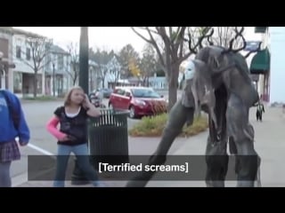 This womans diy costume will haunt your dreams forever