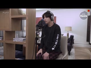 [bangtan bomb] behind the scenes, recording euphoria (dj swivel forever mix ver )