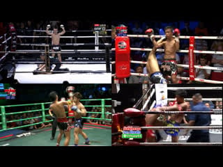 Несколько финишей max muay thai, mx muay xtreme, lumpinee