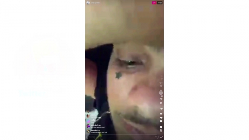Smokepurpp & lil pump & adam22 live instagram
