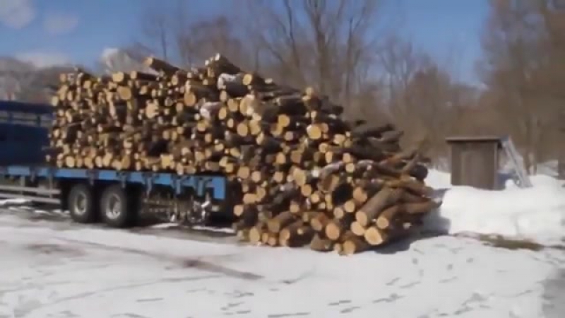 Быстрая разгрузка древесины