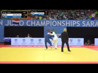 Cadet european judo ch sarajevo 2018 final 81 kg umarov, daniil (rus) van dijk, mark (ned)