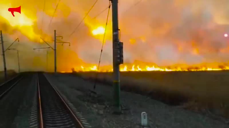 Палы травы в пожарском районе