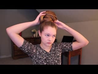 Two easy high buns apostolic hair tutorial