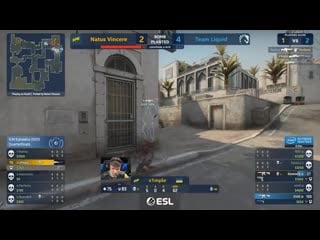 S1mple insane 1v4 clutch