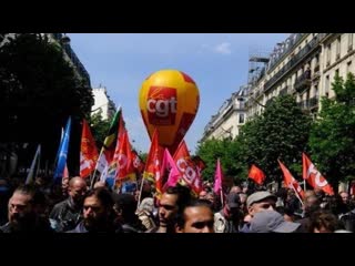 Live / en direct paris / france mass rally on labour day 01 05 2023 #manif