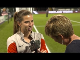 Paul riley, alex morgan, tobin heath portland thorns fc 3, washington spirit 3 postgame