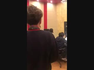 Terry lin came to the studio to dimash and congratulated him on christmas mp4