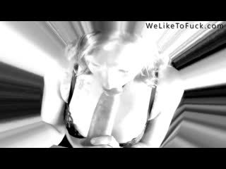 Angelic afterlife blowjob cum into the light