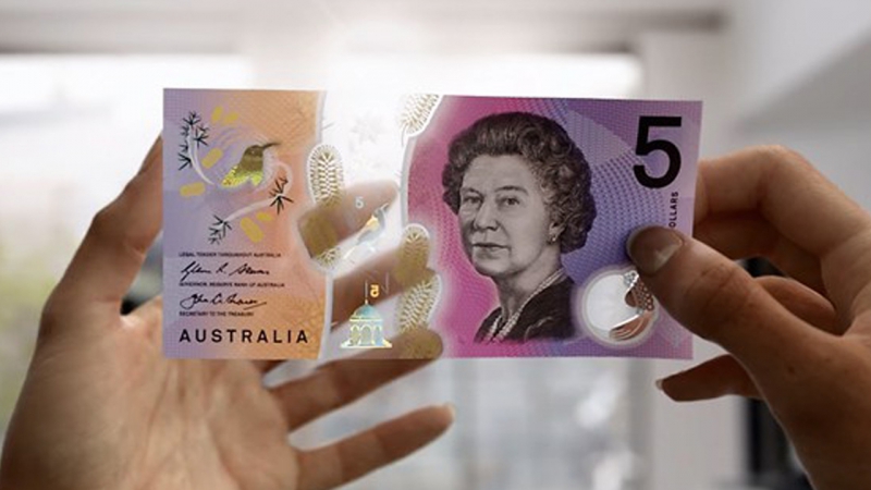 В австралии показали полимерные купюры с анимацией