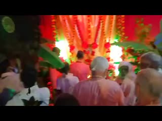 Jhulan mahotsav at sri keshav ji gaudiya mathh mathura part 2