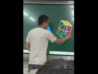 Interactive touch blackboard #robotmoda