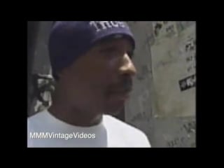 Tupac gets upset with fan and argues with john singleton!