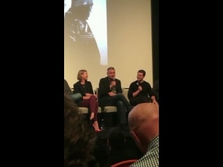 Jonathan groff, holt mccallany, anna torv and cameron britton at netflix fysee’s mindhunter panel